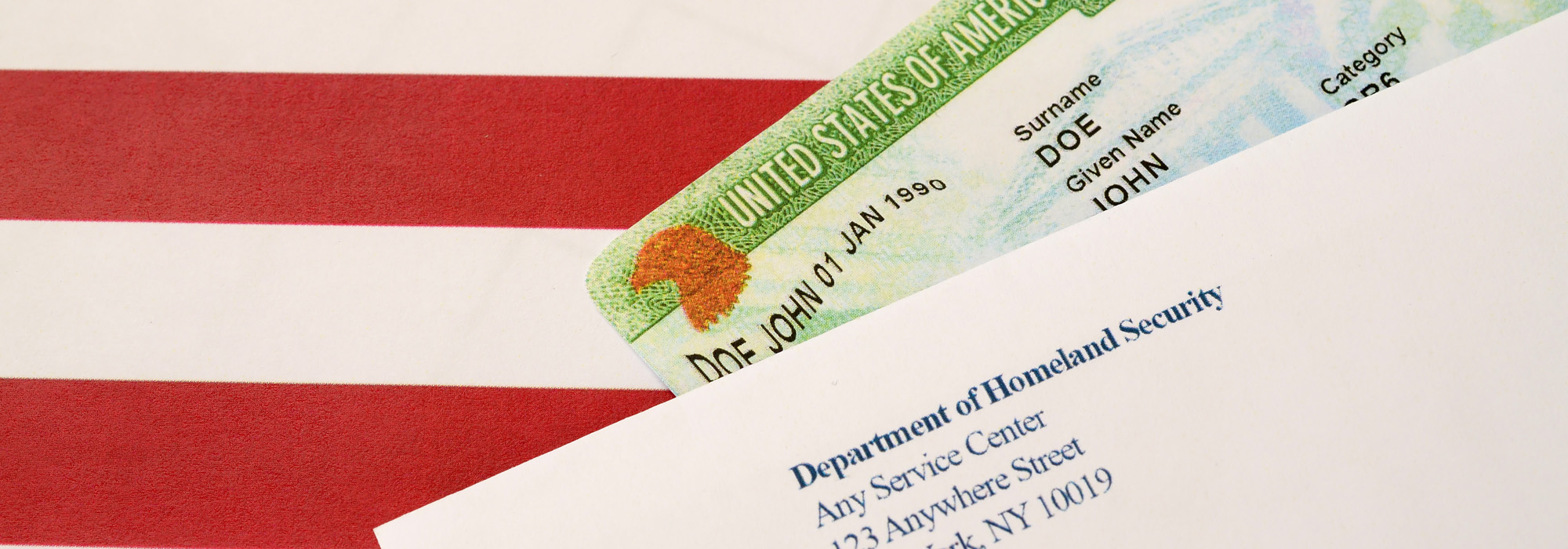 united states permanent resident green card and Immigration Attorney Marketing concept image